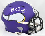 Blake Cashman Autographed Minnesota Vikings Speed Mini Helmet - Beckett W Holo
