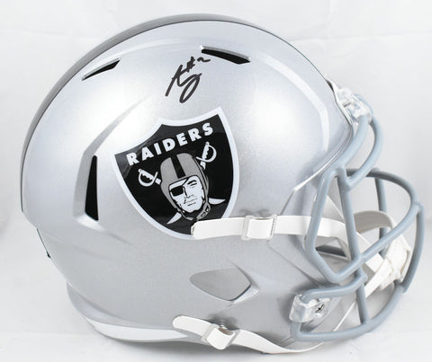 Ashton Jeanty Autographed Las Vegas Raiders F/S Speed Helmet- Beckett W Hologram
