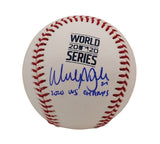 Walker Buehler Signed Los Angeles Dodgers Rawlings OML WS White Ball - 2020 WS