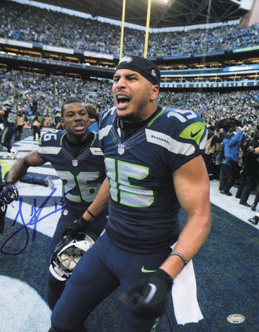 Jermaine Kearse Autographed 11x14 Photo NFC Champ Game Winning TD MCS 64216