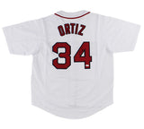 David Ortiz Signed Boston Custom White Jersey