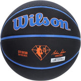 RJ Barrett New York Knicks Signed Wilson City Edition Collectors Basketball