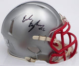 Emeka Egbuka Autographed Ohio State Buckeyes Mini Helmet Beckett BAS QR #WT07788