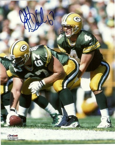 Green Bay Packers JEFF DELLENBACH Signed 8x10 AUTO Photo #3 - SB XXXI Champ
