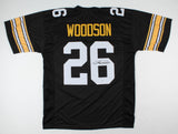 Rod Woodson Signed Pittsburgh Steelers Jersey / Beckett / 11xPro Bowl Def Back