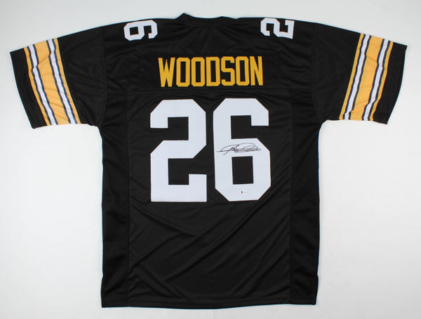 Rod Woodson Signed Pittsburgh Steelers Jersey / Beckett / 11xPro Bowl Def Back
