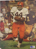 Floyd Little Signed Syracuse Orange Magazine Page BAS BH71198