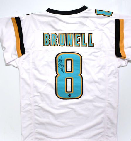 Mark Brunell Autographed White Pro Style Jersey - Prova *Black