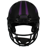 Zay Flowers Autographed Ravens 'Eclipse' Authentic Speed Helmet Beckett