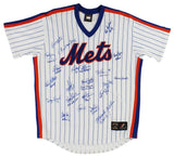 Darryl Strawberry & Dwight Gooden Signed NY York Mets Pinstripe Jersey- 22 Sigs