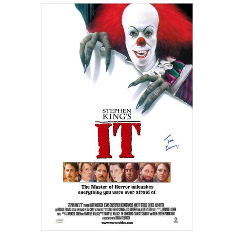 Tim Curry Autographed IT Pennywise 16x24 Poster