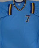 Brewers 82 AL Champ DON MONEY Signed Custom Replica Blue Jersey AUTO - JSA