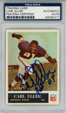 Carl Eller Signed 1965 Philadelphia #105 Trading Card HOF PSA Slab 43654