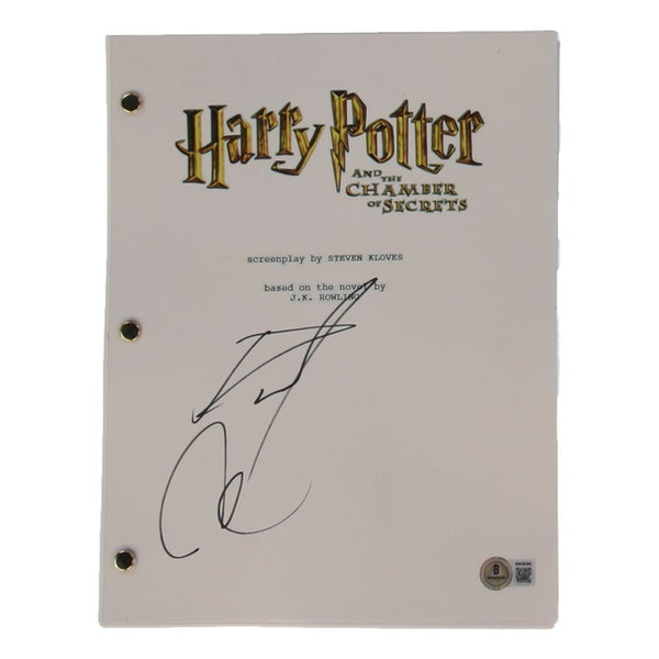 Daniel Radcliffe Signed "Harry Potter and the Chamber of Secrets" Script Beckett