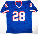 Tyrone Wheatley Signed New York Giants Jersey (Beckett) Michigan Wolverines R B