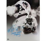 Ricky Williams Signed Miami Dolphins Unframed 16x20 Photo- Smokey Helmet Insc.