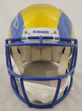 AARON DONALD SIGNED LA RAMS F/S FLASH SPEED AUTHENTIC HELMET BECKETT QR