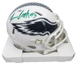 Nolan Smith Signed/Auto Salute To Service Mini Football Helmet Eagles JSA 193469