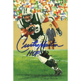 Butler Dawson Doleman Kennedy Martin Roaf NFL HOF 2012 Signed GLAC Set 57813