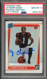 2021 Optic Rated Rookie Holo Vari Ja'Marr Chase On Card PSA/DNA Auto GEM MINT 10