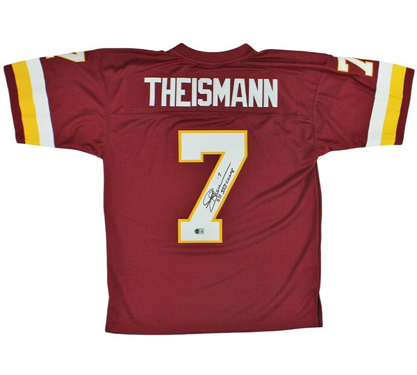 Joe Theismann Signed Washington Redskins M&N Maroon 1982 Legacy NFL Jersey