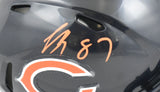 Luther Burden Autographed Chicago Bears Speed Mini Helmet - Beckett W Hologram