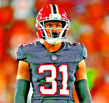 Xavier Watts Signed Atlanta Falcons Jersey Inscribed "Dirty Birds!"(JSA) Def. Bk