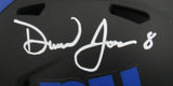 Daniel Jones Signed/Autographed Giants Eclipse Black Mini Helmet Beckett 157850
