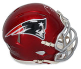 Tom Brady Autographed New England Patriots Speed Mini Flash Helmet Fanatics
