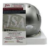 A.J. Brown Autographed Flash Alternate Mini Football Helmet Eagles JSA 176725