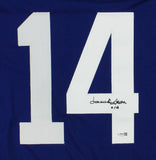 Dave Keon Signed Toronto Custom Blue Jersey