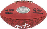 Aaron Rodgers New York Jets Autographed Duke Showcase Football