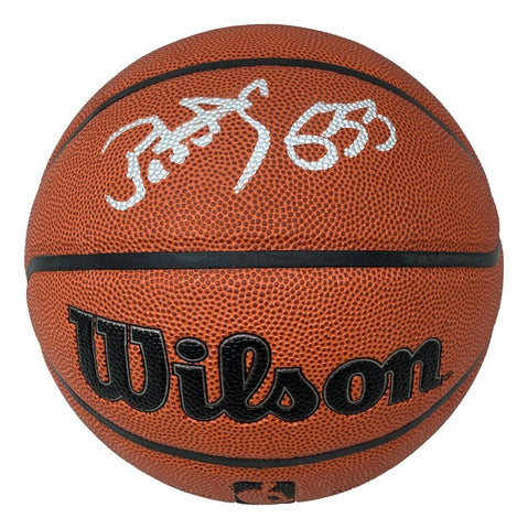 Patrick Ewing New York Knicks Signed NBA Wilson I/O Basketball BAS