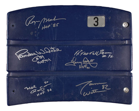 Dallas Cowboys Legends Signed Stadium Seatback Staubach Witten & More BAS LOA