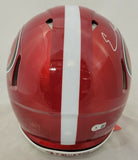 ELIJAH MITCHELL SIGNED SAN FRANCISCO 49ERS FLASH SPEED AUTHENTIC HELMET BECKETT