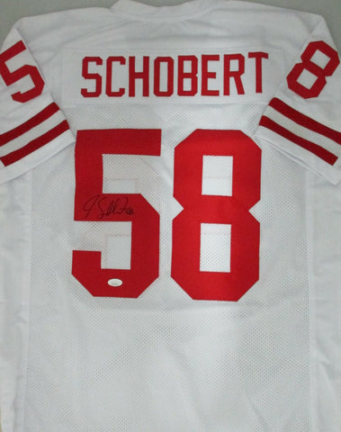 Badgers Linebacker JOE SCHOBERT Signed Custom Replica Jersey AUTO - JSA