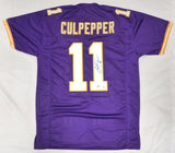 Minnesota Vikings Daunte Culpepper Autographed Purple Jersey PSA/DNA #Y26599