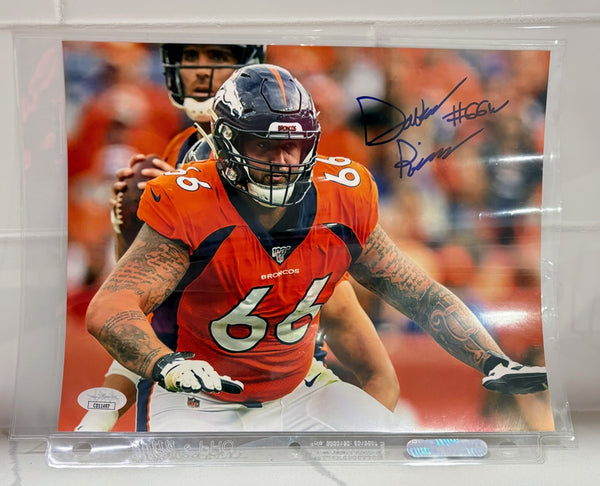 Dalton Risner Autographed 8x10 Photo -- Denver Broncos | JSA COA