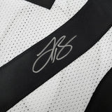 Autographed/Signed Le'Veon LeVeon Bell Pittsburgh White Jersey Beckett BAS COA