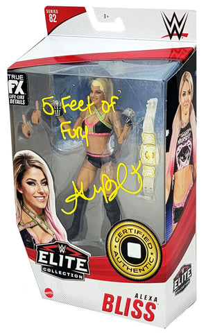ALEXA BLISS AUTOGRAPHED WWE ACTION FIGURE 5 FEET OF FURY BECKETT 208698