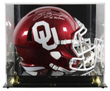 Oklahoma Sam Bradford "2008 Heisman" Signed F/S Speed Rep Helmet W/ Case BAS Wit
