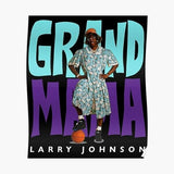 Larry Johnson Signed Charlotte Hornets "Grandmama" Jersey (Tri Star Hologram)