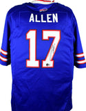 Josh Allen Autographed Buffalo Bills Blue NFL Nike Game Jersey-Beckett W Holo