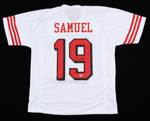 Deebo Samuel Signed 49ers White Home Jersey (PSA) San Francisco Wide Receiver