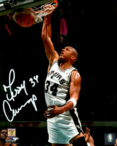 SA Spurs TERRY CUMMINGS Signed 8x10 Photo #1 AUTO 2 x All Star - 1983 ROY