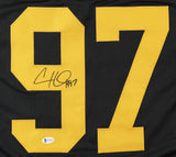 Cameron Heyward Signed Pittsburgh Steelers Jersey (Beckett) 3xPro Bowl DT