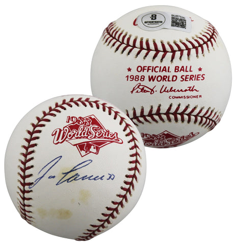 Athletics Jose Canseco Authentic Signed 1988 WS Logo OML Baseball BAS #BU87530