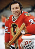 Tony Esposito Signed Chicago Blackhawks Logo Puck "HOF 88" (JSA COA) Tony-0