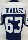 Tyler Biadasz Signed Dallas Cowboys Jersey (JSA COA) 2020 4th Round Pck / Center