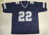 EMMITT SMITH AUTOGRAPHED SIGNED PRO STYLE XL JERSEY W/ BECKETT